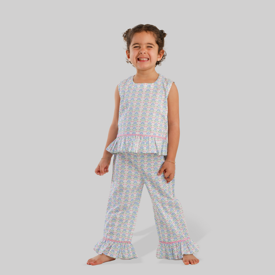 Cotton Canvas pants set