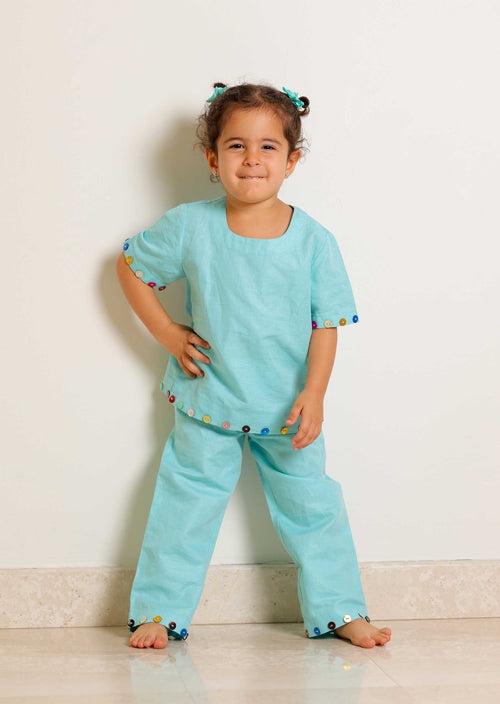 Button Bonanza Pants set