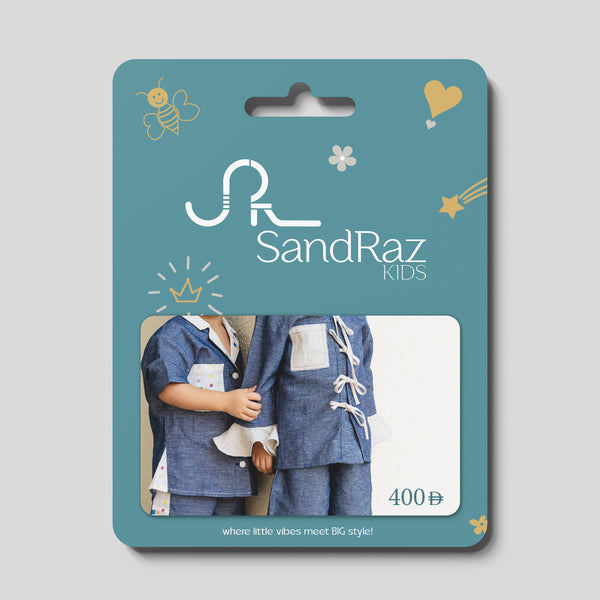 SandRaz Kids Gift Card - Green